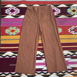High waist wide leg crop pants, compare to Maeve Colette style